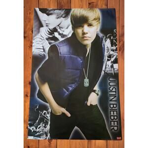 2010 Justin Bieber Full Size Poster 22x34 Bravado #6840 "Cool" Pose